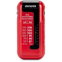 Aiwa R-22bw Radio portable Argent One Size / EU Plug 220V Argent One Size