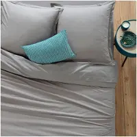 Atmosphera Enveloppe de couette, 240 x 220 cm, coton, gris