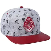 Harry Potter Hommes, Casquette, casquette visière plate, 58 cm, gri, Gris, (Taille unique)
