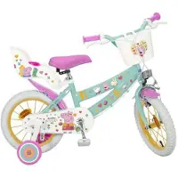 Toimsa Vélo Peppa Pig 14" pour Enfants de 4 à 6 Ans