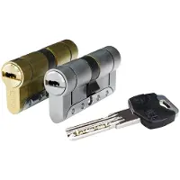 Ifam Brass Irm3030lc 30+ Profile Cylinder With 5 Short Keys 60 Mm 30 Mm Doré