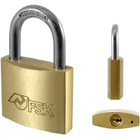Ferrestock Cadenas En Laiton Avec 3 Clés 60Mm