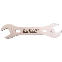 Icetoolz Cr-mo Clé à cône Argent 15 x 16 mm Argent 15 x 16 mm