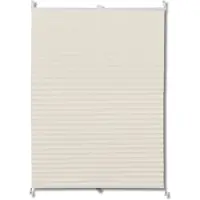 vidaXL Store plissé 90x125 cm Crème