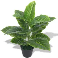 vidaXL Plante Taro artificielle avec pot 45 cm Vert