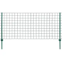 vidaXL Clôture métallique acier 20 x 1,2 m vert