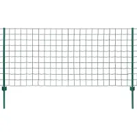vidaXL Clôture métallique acier 20 x 1 m vert