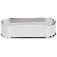 Patisse 02168 Moule À Pâtisserie Ovale Extensible Inox Argent 27 X 12 X 7 Cm