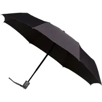 Minimax Unisexe, Parapluie, Auto Parapluie Ouvert + Fermé - 100 cm - Noir, Noir