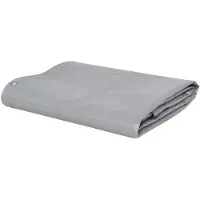 vidaXL Bâche de protection 650 g/m² 4x8 m Gris