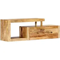 vidaXL Meuble TV 120 x 30 x 40 cm Bois massif de manguier