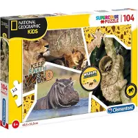 Clementoni 104Pcs Puzzle National Geographic Wildl