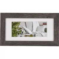 Henzo Cadre photo Moderne - 10x20cm - Gris foncé