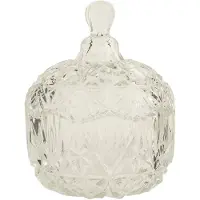 Clayre & Eef Pot en verre Ø 10 cm Verre