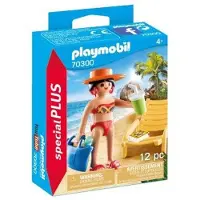 Playmobil Touriste avec chaise longue
