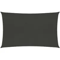 vidaXL Voile d'ombrage 160 g/m² Anthracite 3x4 m HDPE