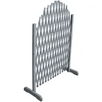 vidaXL Treillis en bois massif de sapin 1,8x1 m Gris