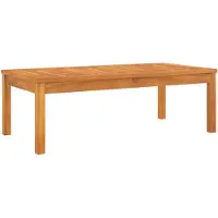 vidaXL Table basse 100x50x33 cm en bois massif d'acacia