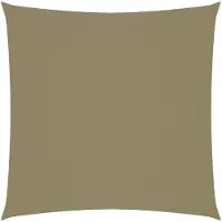 vidaXL parasol carré 2.5x2.5 m tissu oxford beige