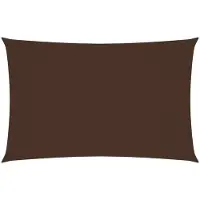 vidaXL Voile de parasol tissu oxford rectangulaire 2x5 m marron