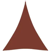 vidaXL Voile de parasol tissu oxford triangulaire 5x6x6 m terre cuite