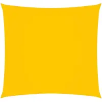 vidaXL Voile de parasol tissu oxford carré 3,6x3,6 m jaune