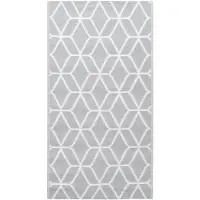 vidaXL Tapis d'extérieur ARAKIL Gris 160x230 cm PP