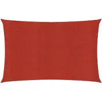 vidaXL Voile d'ombrage 160 g/m² Rouge 2x5 m PEHD