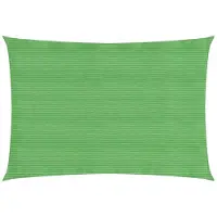 vidaXL Voile d'ombrage 160 g/m² vert clair 3,5x5 m HDPE