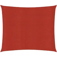vidaXL Voile d'ombrage 160 g/m² Rouge 2x2,5 m PEHD