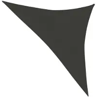 vidaXL Voile d'ombrage 160 g/m² Anthracite 3x3x4,2 m PEHD