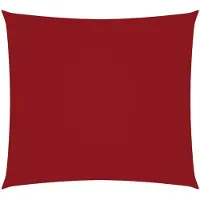 vidaXL Voile de parasol tissu oxford carré 4,5x4,5 m rouge