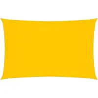 vidaXL Voile de parasol tissu oxford rectangulaire 4x7 m jaune