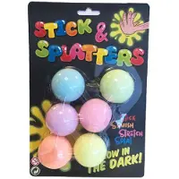 Johntoy stick & Splatters junior silicone 6 pièces