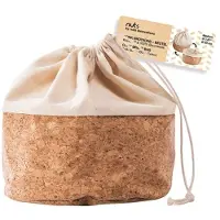 Bee's Wax Sac à Pain Bee's Wax Broodzak Met Koord Extra Klein Beige Bruin 12 cm
