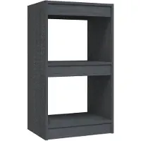 vidaXL Bibliothèque Gris 40x30x71,5 cm Bois de pin massif