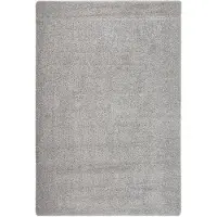 vidaXL Tapis shaggy antidérapant Gris clair 140x200 cm