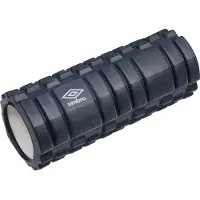Umbro Rouleau en mousse - Rouleau de massage - Sport et fitness - Soulage les muscles - Noir - 14 x 33 centimètres