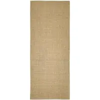 vidaXL Tapis Naturel Sisal 100x250 cm