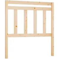 vidaXL Tête de lit 106x4x100 cm pin massif