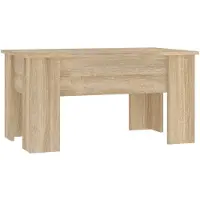 vidaXL Table basse en chêne Sonoma 79x49x41 cm Bois composite
