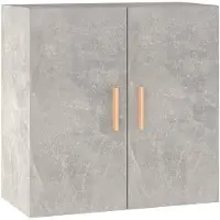 vidaXL Armoire murale Gris béton 60x30x60 cm Bois d'ingénierie