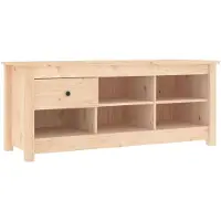 vidaXL Armoire à chaussures 110x38x45,5 cm Bois de pin massif