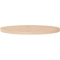 vidaXL Dessus de table rond Ø90x4 cm Bois de chêne massif non traité