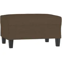 vidaXL Repose-pied Marron 70x55x41 cm Tissu