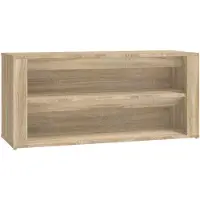 vidaXL Étagère à chaussures Chêne sonoma 100x35x45cm Bois d'ingénierie