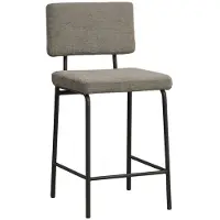 NABER Bronx71 Tabouret de bar Espen tissu recyclé vert 64 - 77 cm
