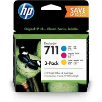 HP 711 - Pack de 3 - 29 ml - jaune, cyan, magenta - original - DesignJet - cartouche d'encre - pour DesignJet T100, T120, T120 ePrinter, T125, T130, T520, T520 ePrinter, T525, T530