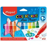 Ark Fasermaler COLOR'PEPS Mini Power, 12er Kartonetui