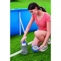 Bestway Pompe de filtration de piscine Flowclear 330 gal